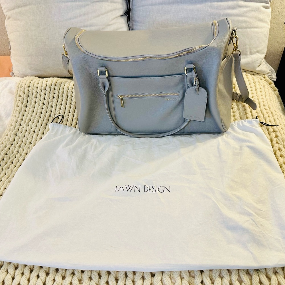 Grey/Pebble Fawn Design Weekender Bag